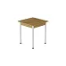 Стіл кухонний Ferrum-decor Агата 75x80x80 Білий ДСП Дуб Артізан 16мм (AGA0041)