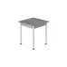 Стол кухонный Ferrum-decor Агата 75x80x80 Белый ДСП Бетон 16мм (AGA0042)