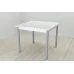 Стіл кухонний Ferrum-decor Агата 75x80x80 Сірий ДСП Біле 16мм (AGA0043)