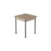 Стіл кухонний Ferrum-decor Агата 75x80x80 Сірий ДСП Дуб Сан-Маріно 16мм (AGA0044)