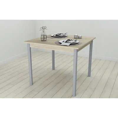 Стол кухонный Ferrum-decor Агата 75x90x90 Серый ДСП Сонома 16мм (AGA0053) Стол кухонный Ferrum-decor Агата 75x90x90 Серый ДСП Сонома 16мм (AGA0053)