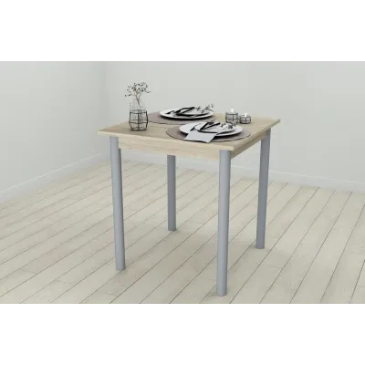 Стол кухонный Ferrum-decor Агата 75x70x70 Серый ДСП Сонома 16мм (AGA0060) Стол кухонный Ferrum-decor Агата 75x70x70 Серый ДСП Сонома 16мм (AGA0060)