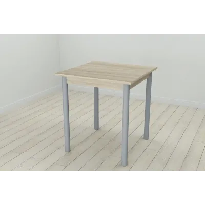 Стол кухонный Ferrum-decor Агата 75x70x70 Серый ДСП Сонома 16мм (AGA0060)