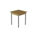 Стіл кухонний Ferrum-decor Агата 75x70x70 Сірий ДСП Дуб Артізан 16мм (AGA0062)