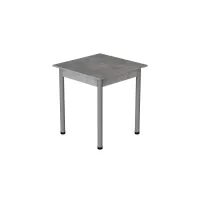 Стол кухонный Ferrum-decor Агата 75x70x70 Серый ДСП Бетон 16мм (AGA0063) Стол кухонный Ferrum-decor Агата 75x70x70 Серый ДСП Бетон 16мм (AGA0063)