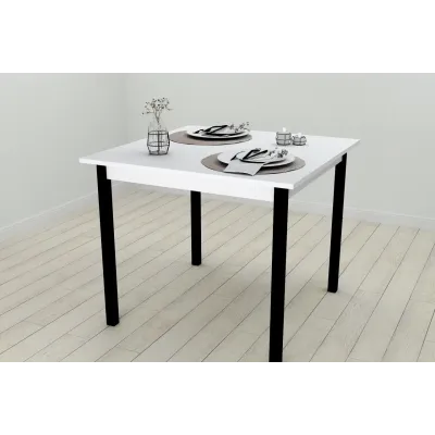 Стол кухонный Ferrum-decor Диего 75x80x80 Черный ДСП Белое 16мм (DIE0001) Стол кухонный Ferrum-decor Диего 75x80x80 Черный ДСП Белое 16мм (DIE0001)