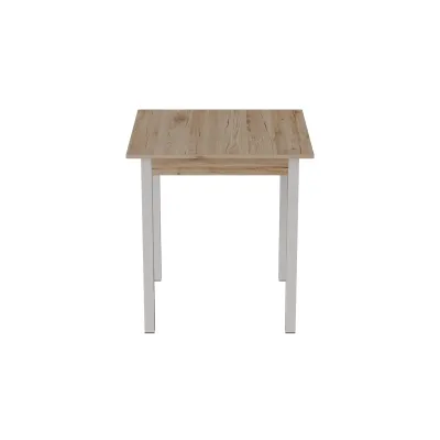 Стіл кухонний Ferrum-decor Дієго 75x80x80 Білий ДСП Дуб Сан-Маріно 16мм (DIE0037) Стіл кухонний Ferrum-decor Дієго 75x80x80 Білий ДСП Дуб Сан-Маріно 16мм (DIE0037)