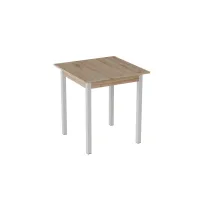 Стіл кухонний Ferrum-decor Дієго 75x80x80 Білий ДСП Дуб Сан-Маріно 16мм (DIE0037) Стіл кухонний Ferrum-decor Дієго 75x80x80 Білий ДСП Дуб Сан-Маріно 16мм (DIE0037)