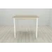 Стіл кухонний Ferrum-decor Дієго 75x80x80 Білий ДСП Сонома 16мм (DIE0039) Стіл кухонний Ferrum-decor Дієго 75x80x80 Білий ДСП Сонома 16мм (DIE0039)