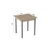 Стіл кухонний Ferrum-decor Дієго 75x90x90 Сірий ДСП Дуб Сан-Маріно 16мм (DIE0044)