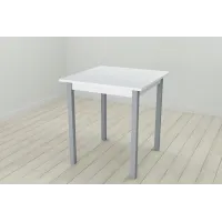 Стіл кухонний Ferrum-decor Дієго 75x70x70 Сірий ДСП Біле 16мм (DIE0050) Стіл кухонний Ferrum-decor Дієго 75x70x70 Сірий ДСП Біле 16мм (DIE0050)