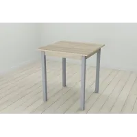 Стіл кухонний Ferrum-decor Дієго 75x70x70 Сірий ДСП Сонома 16мм (DIE0053)