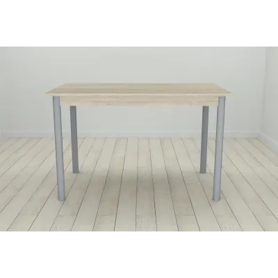Стіл кухонний Ferrum-decor Беніта 75x120x70 Сірий ДСП Сонома 16мм (BEN0053)