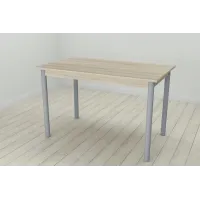 Стіл кухонний Ferrum-decor Беніта 75x120x80 Сірий ДСП Сонома 16мм (BEN0060) Стіл кухонний Ferrum-decor Беніта 75x120x80 Сірий ДСП Сонома 16мм (BEN0060)
