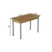 Стіл кухонний Ferrum-decor Беніта 75x120x80 Сірий ДСП Дуб Артізан 16мм (BEN0062)
