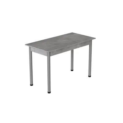 Стол кухонный Ferrum-decor Бенита 75x120x80 Серый ДСП Бетон 16мм (BEN0063)