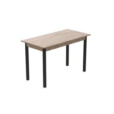 Стол кухонный Ferrum-decor Марио 75x120x60 Черный ДСП Дуб Сан-Марино 16мм (MAR0002)