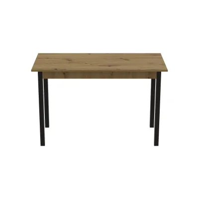Стіл кухонний Ferrum-decor Маріо 75x120x60 Чорний ДСП Дуб Артізан 16мм (MAR0006) Стіл кухонний Ferrum-decor Маріо 75x120x60 Чорний ДСП Дуб Артізан 16мм (MAR0006)