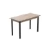 Стол кухонный Ferrum-decor Марио 75x120x70 Черный ДСП Дуб Сан-Марино 16мм (MAR0009)