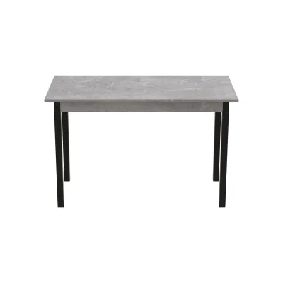 Стол кухонный Ferrum-decor Марио 75x120x70 Черный ДСП Бетон 16мм (MAR0014) Стол кухонный Ferrum-decor Марио 75x120x70 Черный ДСП Бетон 16мм (MAR0014)