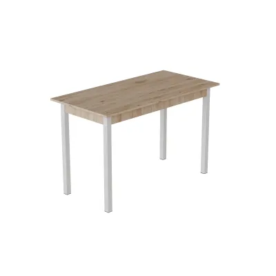 Стіл кухонний Ferrum-decor Маріо 75x120x70 Білий ДСП Дуб Сан-Маріно 16мм (MAR0030)