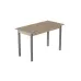 Стіл кухонний Ferrum-decor Маріо 75x120x60 Сірий ДСП Дуб Сан-Маріно 16мм (MAR0044)