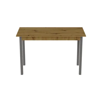 Стіл кухонний Ferrum-decor Маріо 75x120x60 Сірий ДСП Дуб Артізан 16мм (MAR0048)