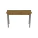 Стіл кухонний Ferrum-decor Маріо 75x120x60 Сірий ДСП Дуб Артізан 16мм (MAR0048)