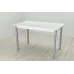 Стіл кухонний Ferrum-decor Маріо 75x120x70 Сірий ДСП Біле 16мм (MAR0050)