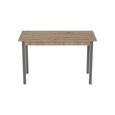 Стіл кухонний Ferrum-decor Маріо 75x120x70 Сірий ДСП Дуб Сан-Маріно 16мм (MAR0051)