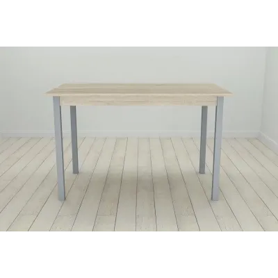 Стіл кухонний Ferrum-decor Маріо 75x120x70 Сірий ДСП Сонома 16мм (MAR0053) Стіл кухонний Ferrum-decor Маріо 75x120x70 Сірий ДСП Сонома 16мм (MAR0053)