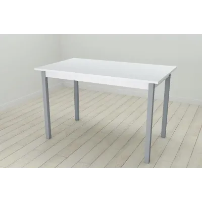 Стол кухонный Ferrum-decor Марио 75x120x80 Серый ДСП Белое 16мм (MAR0057)