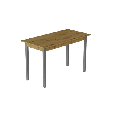 Стіл кухонний Ferrum-decor Маріо 75x120x80 Сірий ДСП Дуб Артизан 16мм (MAR0062)