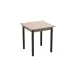 Стіл кухонний Ferrum-decor Агата 75x90x90 Чорний ДСП Дуб Сан-Маріно 16мм (AGA0002)