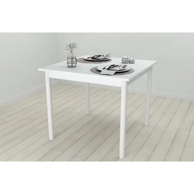 Стіл кухонний Ferrum-decor Агата 75x90x90 Білий ДСП Біле 16мм (AGA0022) Стіл кухонний Ferrum-decor Агата 75x90x90 Білий ДСП Біле 16мм (AGA0022)