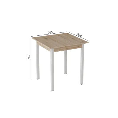 Стол кухонный Ferrum-decor Агата 75x90x90 Белый ДСП Дуб Сан-Марино 16мм (AGA0023) Стол кухонный Ferrum-decor Агата 75x90x90 Белый ДСП Дуб Сан-Марино 16мм (AGA0023)