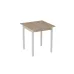 Стол кухонный Ferrum-decor Агата 75x90x90 Белый ДСП Дуб Сан-Марино 16мм (AGA0023)