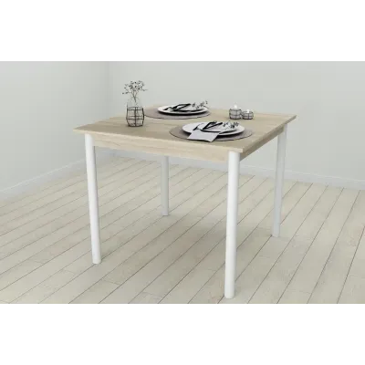 Стол кухонный Ferrum-decor Агата 75x90x90 Белый ДСП Сонома 16мм (AGA0025) Стол кухонный Ferrum-decor Агата 75x90x90 Белый ДСП Сонома 16мм (AGA0025)