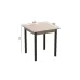 Стол кухонный Ferrum-decor Диего 75x90x90 Черный ДСП Дуб Сан-Марино 16мм (DIE0016)