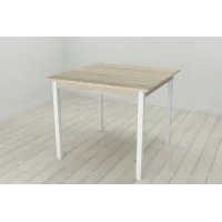 Стол кухонный Ferrum-decor Диего 75x90x90 Белый ДСП Сонома 16мм (DIE0025) Стол кухонный Ferrum-decor Диего 75x90x90 Белый ДСП Сонома 16мм (DIE0025)