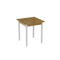 Стіл кухонний Ferrum-decor Дієго 75x90x90 Білий ДСП Дуб Артізан 16мм (DIE0027) Стіл кухонний Ferrum-decor Дієго 75x90x90 Білий ДСП Дуб Артізан 16мм (DIE0027)