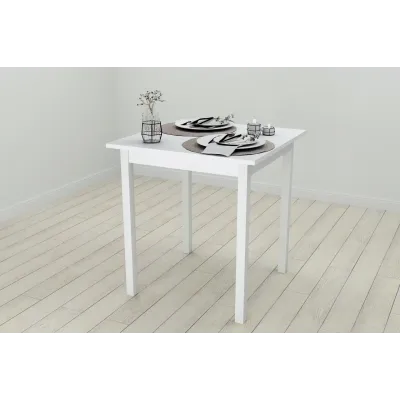 Стол кухонный Ferrum-decor Диего 75x70x70 Белый ДСП Белое 16мм (DIE0029)