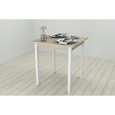 Стол кухонный Ferrum-decor Диего 75x70x70 Белый ДСП Сонома 16мм (DIE0032) Стол кухонный Ferrum-decor Диего 75x70x70 Белый ДСП Сонома 16мм (DIE0032)