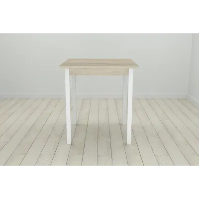 Стол кухонный Ferrum-decor Диего 75x70x70 Белый ДСП Сонома 16мм (DIE0032) Стол кухонный Ferrum-decor Диего 75x70x70 Белый ДСП Сонома 16мм (DIE0032)