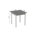 Стол кухонный Ferrum-decor Диего 75x70x70 Белый ДСП Бетон 16мм (DIE0035) Стол кухонный Ferrum-decor Диего 75x70x70 Белый ДСП Бетон 16мм (DIE0035)
