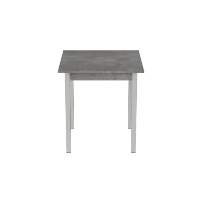 Стол кухонный Ferrum-decor Диего 75x80x80 Белый ДСП Бетон 16мм (DIE0042) Стол кухонный Ferrum-decor Диего 75x80x80 Белый ДСП Бетон 16мм (DIE0042)