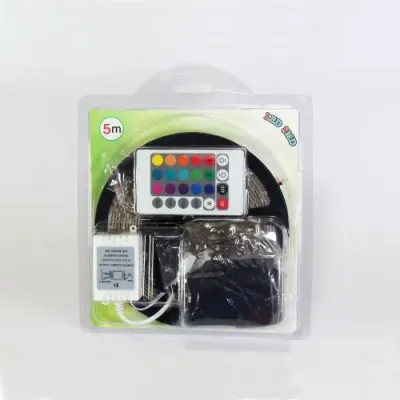Стрічка світлодіодна RGB 3528 5 метрів - повний комплект (RGB44718)