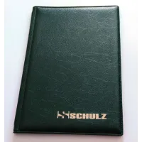 Альбом для монет 192 дрібні осередки Schulz Темно-зелений (hub_pmf02t)