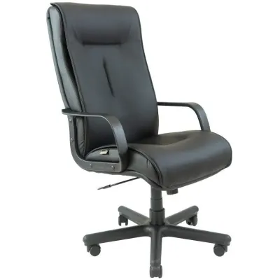 Офисное Кресло Руководителя Boston Кожа Комбо Люкс Пластик М3 MultiBlock Черное Офисное Кресло Руководителя Boston Кожа Комбо Люкс Пластик М3 MultiBlock Черное