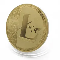 Сувенірна монета Eurs Litecoin Золотий колір (LTC-G) Сувенірна монета Eurs Litecoin Золотий колір (LTC-G)